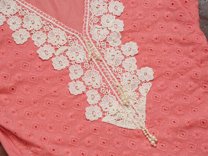 Embroidered Tunic With Trousers Co-Ords