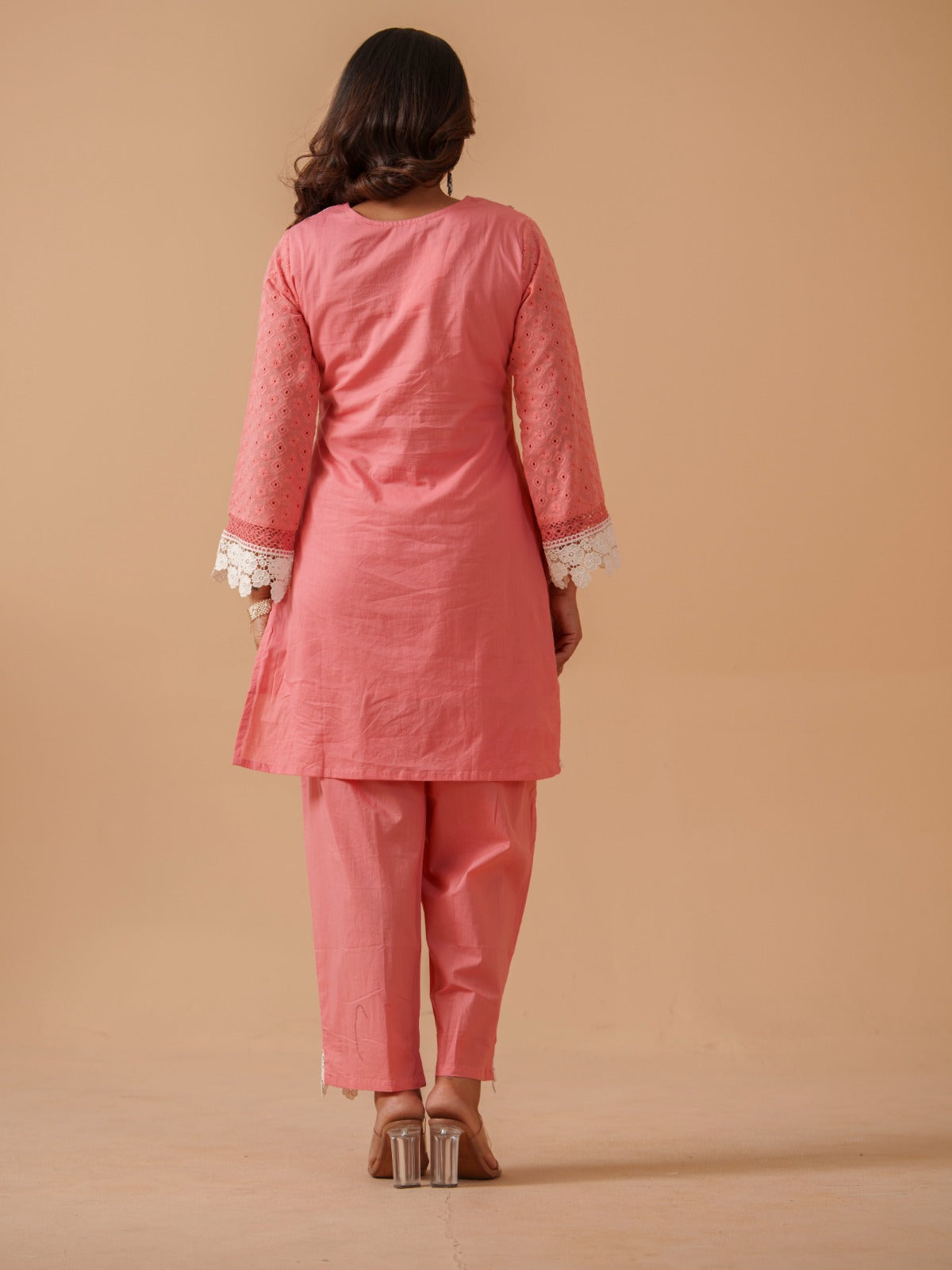 Embroidered Tunic With Trousers Co-Ords
