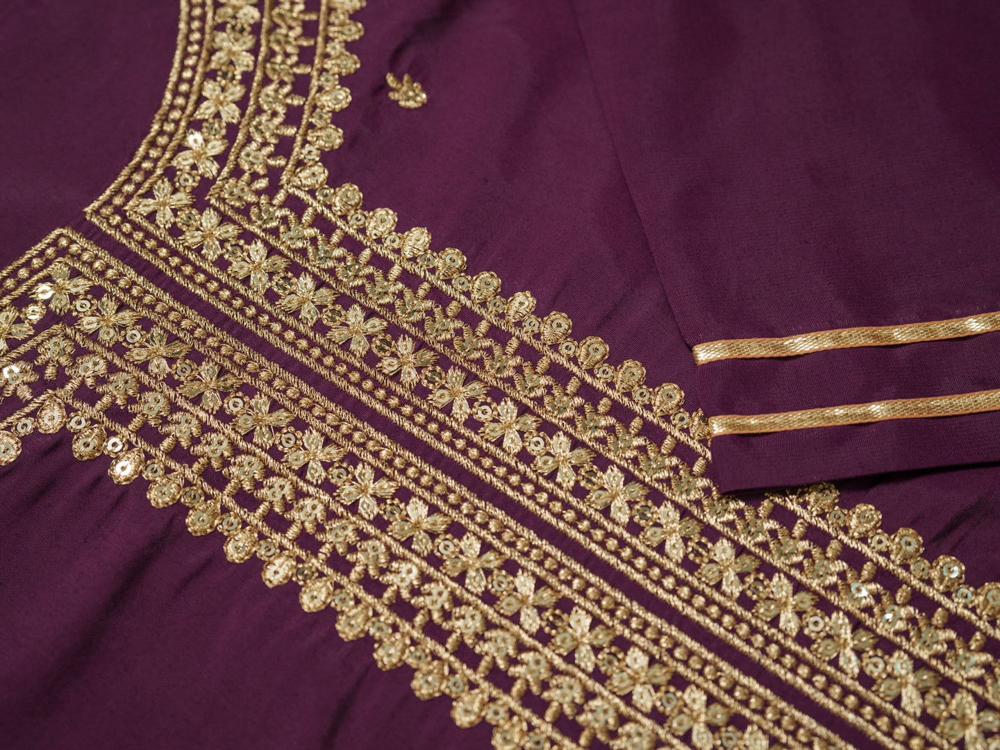 Wine Color Roman Silk Kurta Set with Dupatta - Buy Best Ethnic Wear for Women & Girls | Daily Woman - 