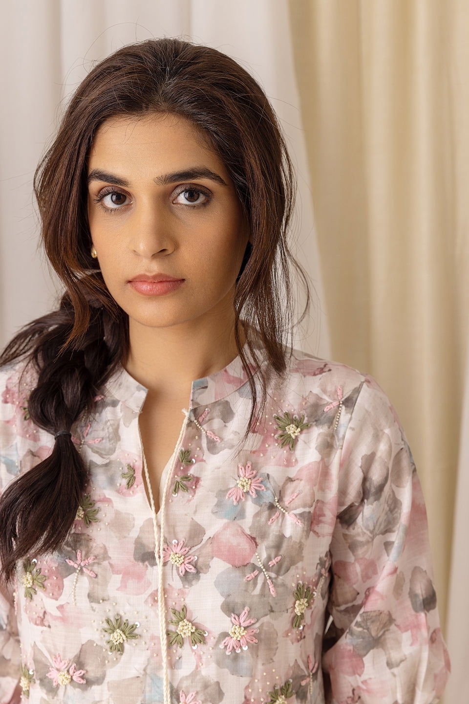 Women White Embellished A-Line Dress - Buy Best Ethnic Wear for Women & Girls | Daily Woman - 